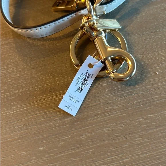 Coach Brown Floral Keychain Pouch - Picture 2 of 4